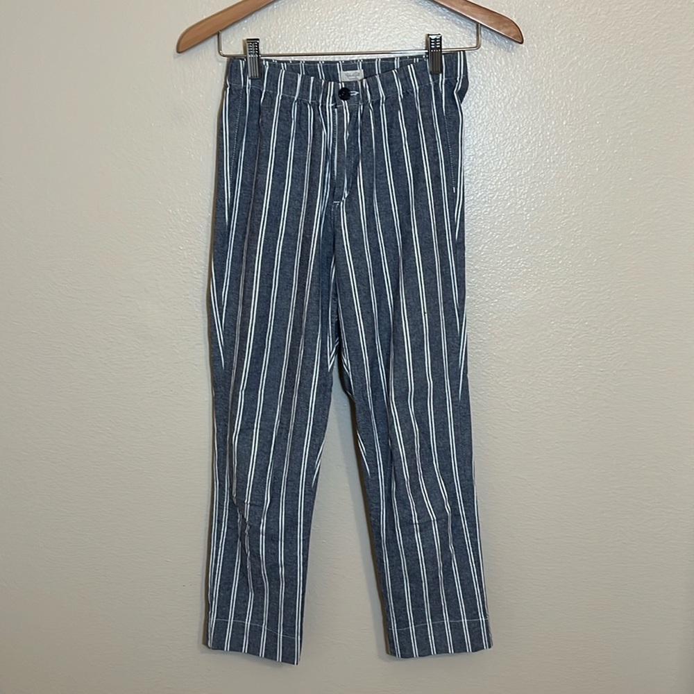 John Galt Brandy Melville Cotton Blend Business Casual Striped Trouser Pants